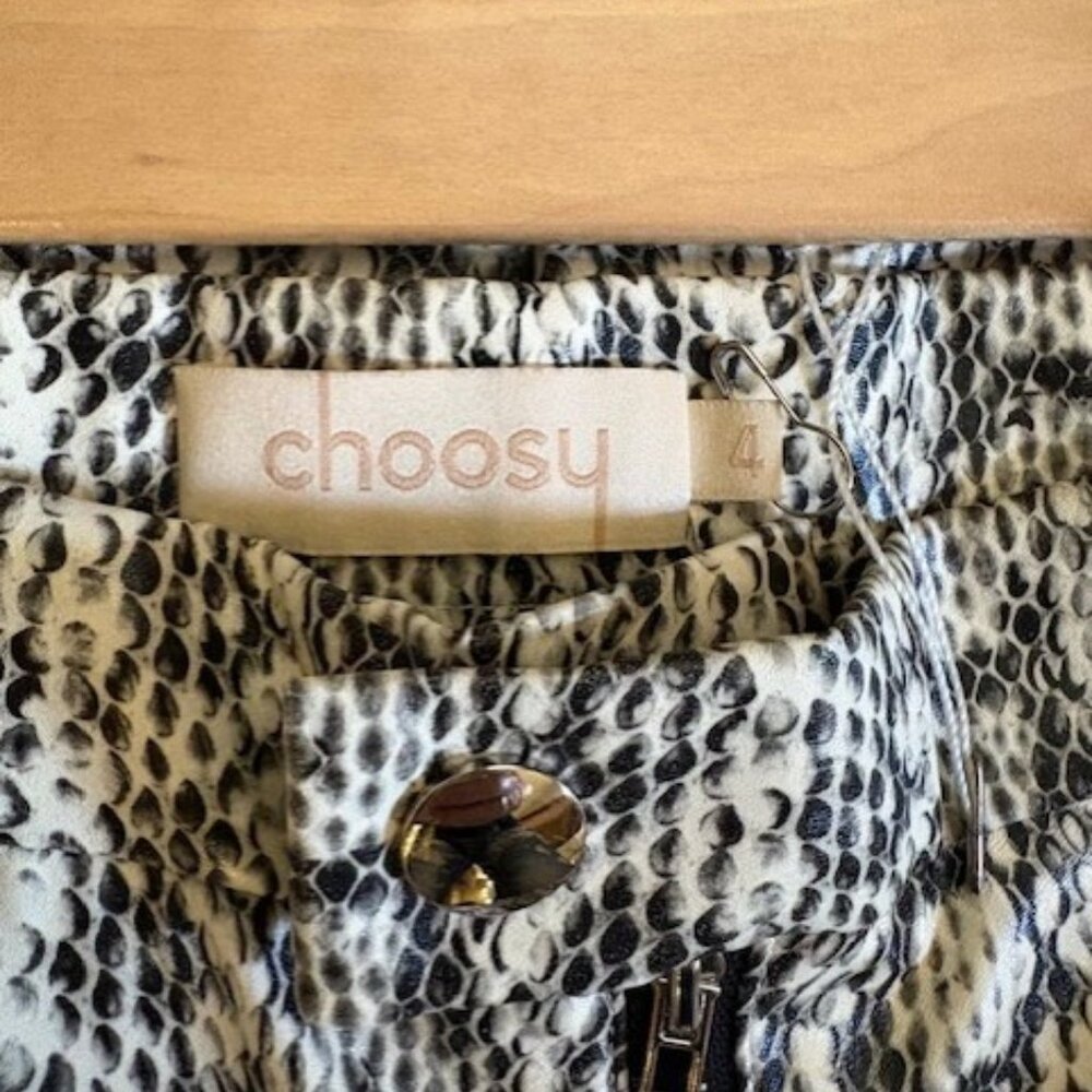 Choosy Faux Snake Skin Pants